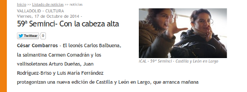 ICAL News La Extraña Elección Seminci 171014 web